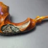 Bari Wiking XL Partially Rusticated Freehand Estate Briar Pipe, Danish Estates - Image 8