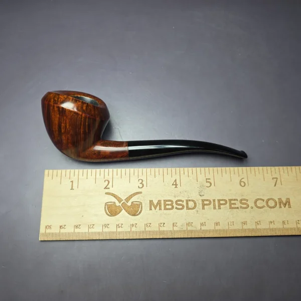 WO Larsen Straight Grain 7 Smooth Estate Briar Pipe, Unsmoked - Image 8