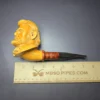 MBSD Meerschaum Masters by Karahan Abraham Lincoln Block Meerschaum Pipe, Briar-Mortise - Image 8