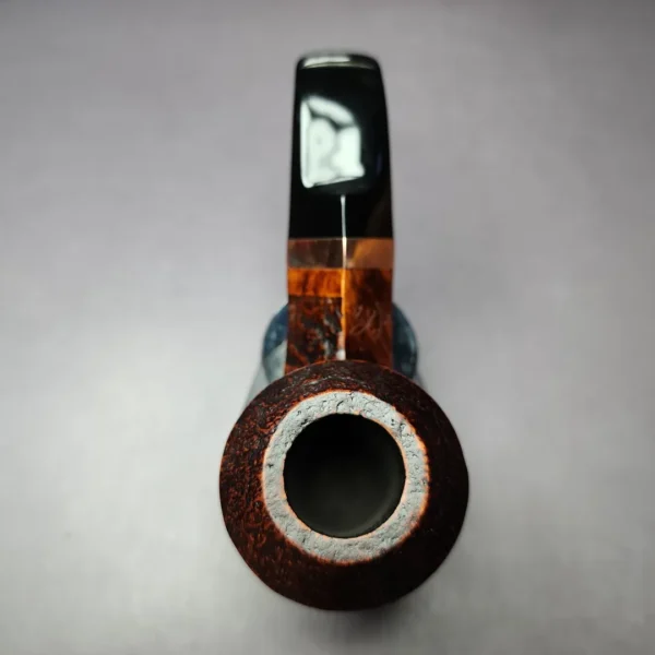 Morgan BlackJack 30 Sandblasted Bulldog Briar Pipe, New - Image 8