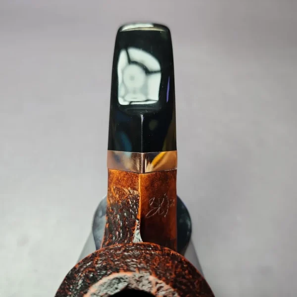 Morgan BlackJack 30 Sandblasted Bulldog Briar Pipe, New - Image 8