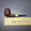 Smith House Sandblasted Billiard w/ Boxwood Handmade Briar Pipe, New - Image 8