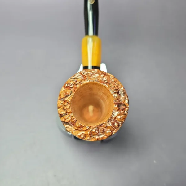 James Upshall B EXL EXL Smooth Army Mount Dublin Estate Briar Pipe, Unsmoked - Image 8