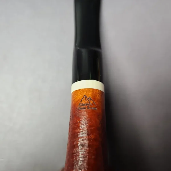 Sean Reum Glacier Sandblasted Panel Pot Briar Pipe, New - Image 8