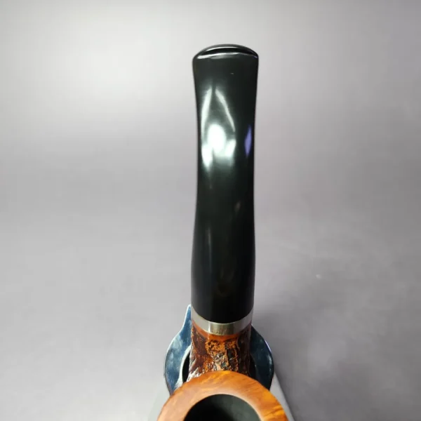 Merchant Service Sandblasted "Full Bent" Bent Billiard Briar Pipe, New - Image 8