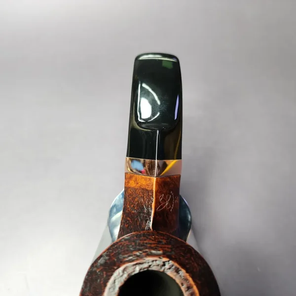 Morgan BlackJack 30 Sandblasted Bulldog Briar Pipe, New - Image 8