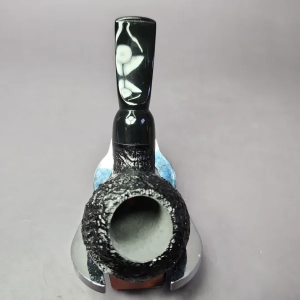 BriarWorks OR01 Sandblasted Stubby Apple Briar Pipe, New - Image 8