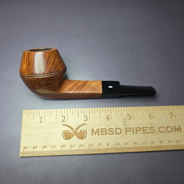 Castello "Castello" G Smooth Bulldog Straight Estate Briar Pipe, Italian Estates - Image 9