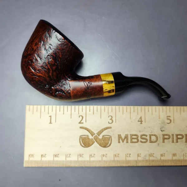 Morgan BlackJack 20 Limited Edition Sandblasted Dublin Briar Pipe, New - Image 9