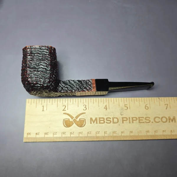JT Cooke Sandblasted Panel Estate Briar Pipe, American Estates - Image 9