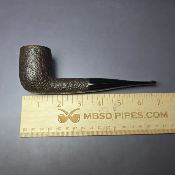 Merchant Service Originals by G. Polla Sandblasted Large Billiard Briar Pipe, New - Image 9