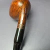 W.O. Larsen Straight Grain Smooth Brandy Estate Briar Pipe, Unsmoked - Image 9