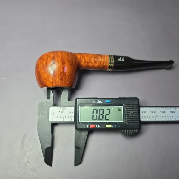 Gigi Epoca Smooth Apple Estate Briar Pipe, Unsmoked - Image 9