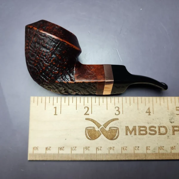 Morgan BlackJack 20 Sandblasted Bulldog Briar Pipe, New - Image 9