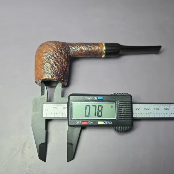 Stanwell RM 1989 Sandblasted Billiard Estate Briar Pipe, Danish Estates - Image 9