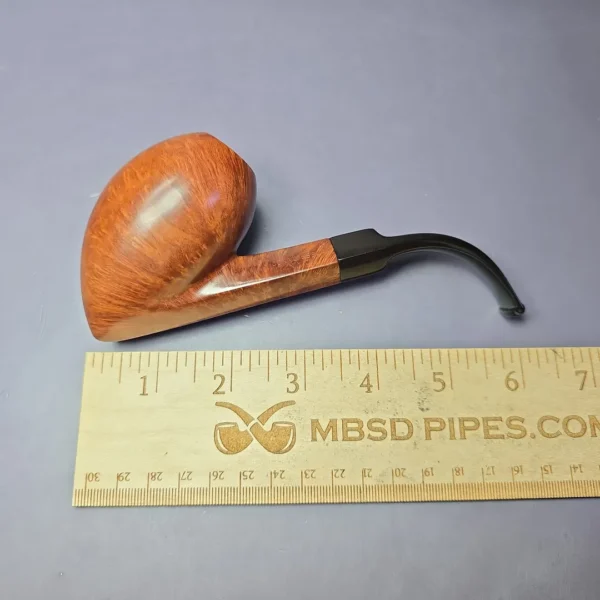 Ed Burak Connoisseur XL Smooth Diamond Shank Egg Estate Briar Pipe, American Estates - Image 9