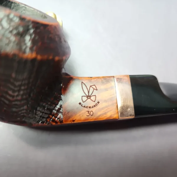Morgan BlackJack 30 Sandblasted Bulldog Briar Pipe, New - Image 9