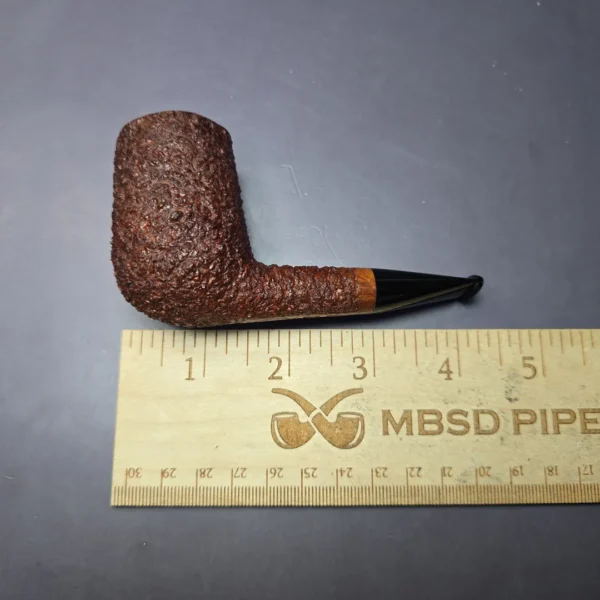 Walt Cannoy Cardinal House Munn E24 Rusticated Nosewarmer Handmade Briar Pipe, New - Image 9