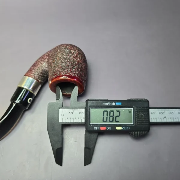 Il Ceppo Rusticated Oom Paul w/ Silver Estate Briar Pipe, Italian Estates - Image 9