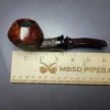 Karim Pipes Partially Rusticated Rhodesian Briar Pipe, Unsmoked - Image 9