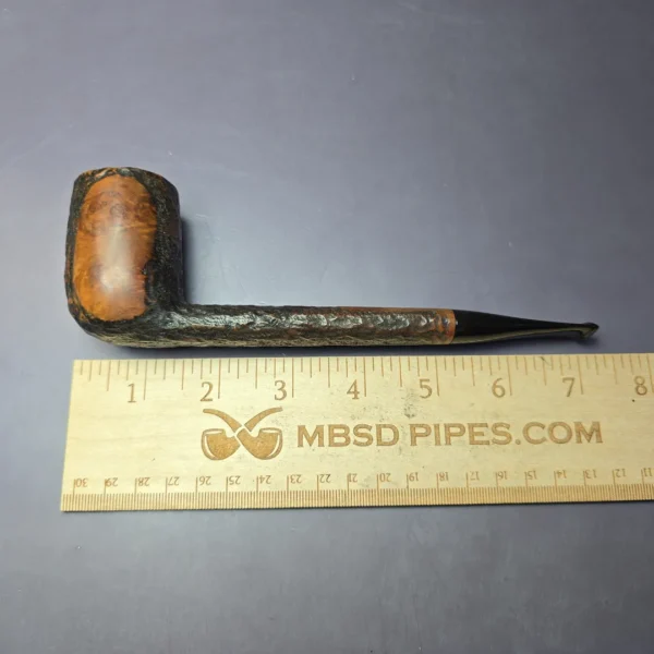 Lord Louis Partially Rusticated Canadian Estate Briar Pipe, American Estates - Image 9