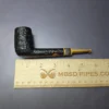Reid Robertson Sandblasted Lovat w/ Corian Handmade Briar Pipe, New - Image 9