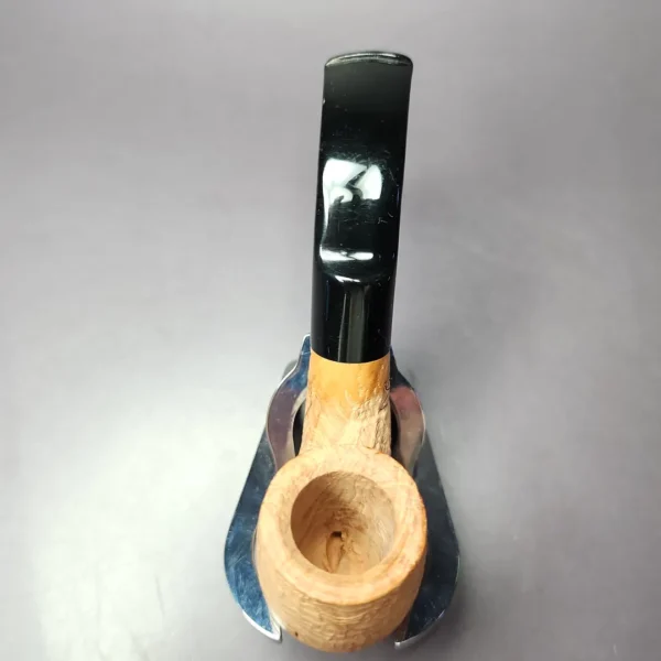 Morgan Bones Sandblasted Oom Paul Briar Pipe, New - Image 9