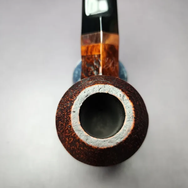 Morgan BlackJack 30 Sandblasted Bulldog Briar Pipe, New - Image 9