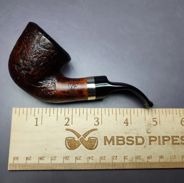 Morgan BlackJack 20 Sandblasted Dublin Briar Pipe, New - Image 9