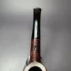 James Upshall w/ Bill Taylor Sandblasted Bent Billiard Estate Briar Pipe, Unsmoked - Image 9