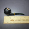 Smith House Sandblasted Apple w/ Imitation Amber Handmade Briar Pipe, New - Image 9