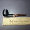 Peterson 2024 Christmas Pipe X105 Sandblasted Billiard Estate Briar Pipe, Irish Estates - Image 9