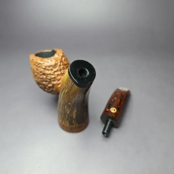 David Wagner Baff "Caveman" Cavalier Estate Briar Pipe, Austrian Estates - Image 9