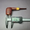 Smith House Sandblasted Billiard w/ Boxwood Handmade Briar Pipe, New - Image 9
