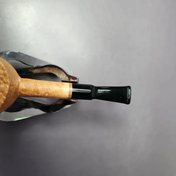 Proxima by Piero Vitale Sandblasted Pot Briar Pipe, New - Image 9