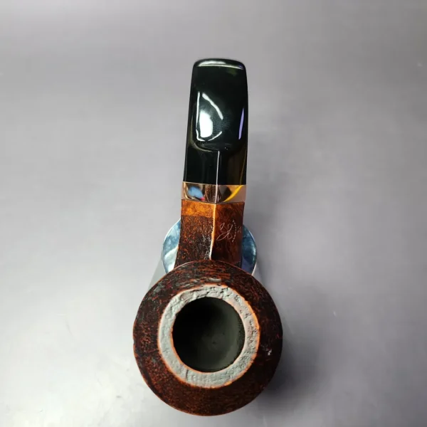 Morgan BlackJack 30 Sandblasted Bulldog Briar Pipe, New - Image 9