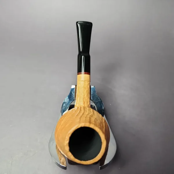 Proxima by Piero Vitale Natural Sandblasted Brandy Briar Pipe, New - Image 9