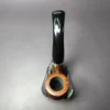 Merchant Service Sandblasted "Full Bent"  Bent Billiard Artisan Briar Pipe, New - Image 9