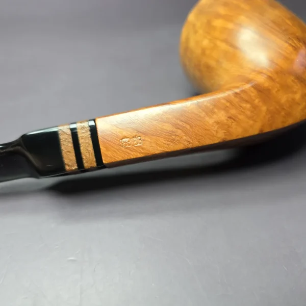 Viprati 2 Clover Smooth Panel Shank Dublin Estate Briar Pipe, Italian Estates - Image 10