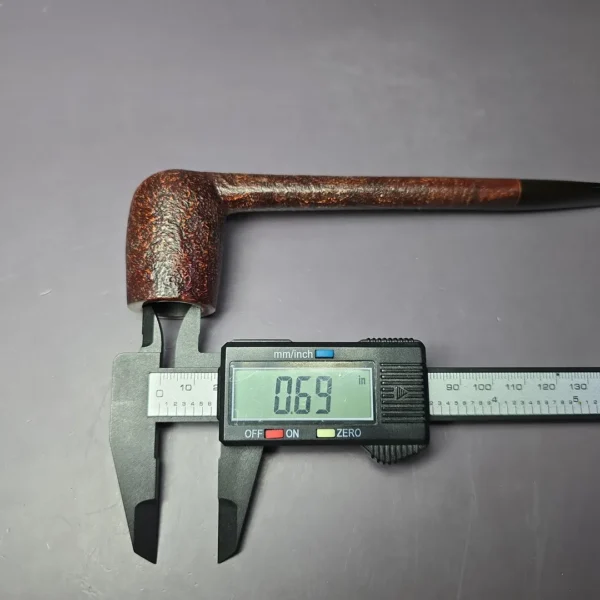 Bruno Nuttens Hand Made Grade A Sandblasted Canadian Estate Briar Pipe, Unsmoked - Image 10