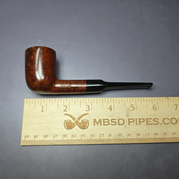 James Upshall Tilshead Group 5 Smooth Saddle Dublin Estate Briar Pipe, Unsmoked - Image 10