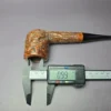 Custom-Bilt Mincer Era XL Rusticated Filter Billiard Estate Briar Pipe, - Image 10
