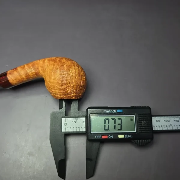 Sean Reum Sandblasted Apple Handmade Briar Pipe, New - Image 10