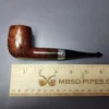 Peterson Aran Nickel Mounted 106 Smooth Billiard Estate Briar Pipe, Irish Estates - Image 10