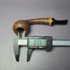 HS Studio "Lars Ivarsson" Sandblasted Acorn Estate Briar Pipe, Unsmoked - Image 10