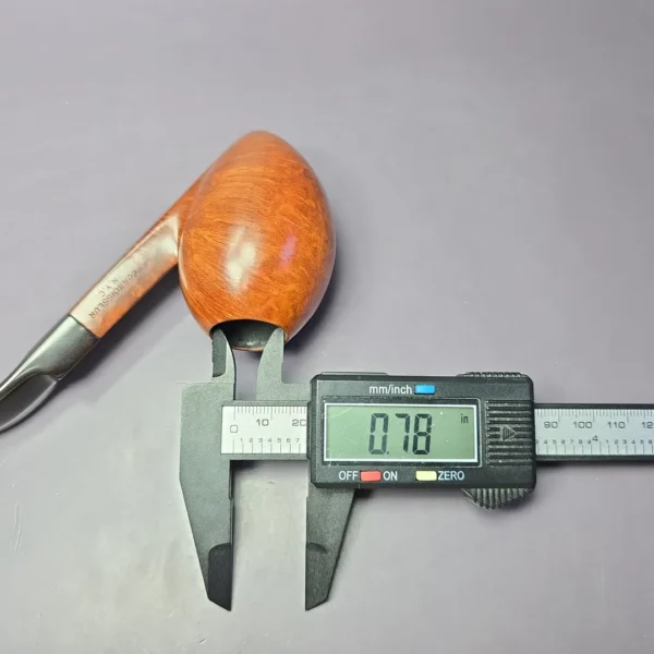 Ed Burak Connoisseur XL Smooth Diamond Shank Egg Estate Briar Pipe, American Estates - Image 10