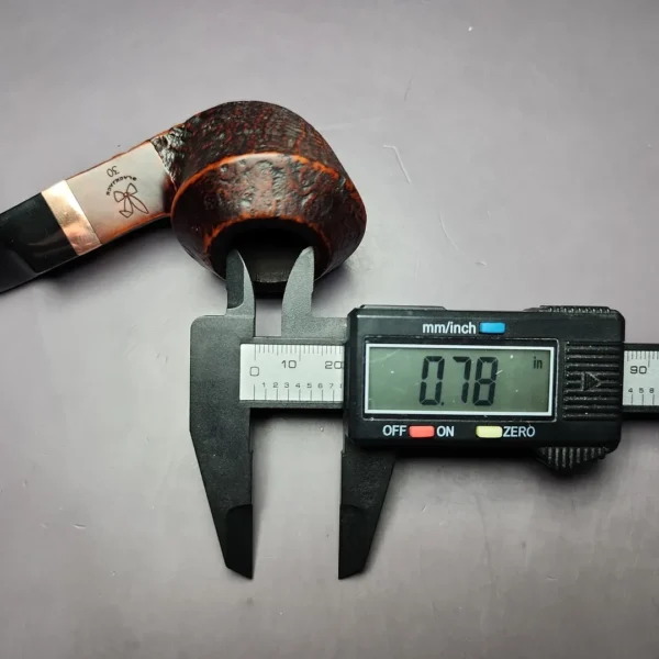 Morgan BlackJack 20 Sandblasted Bulldog Briar Pipe, New - Image 10