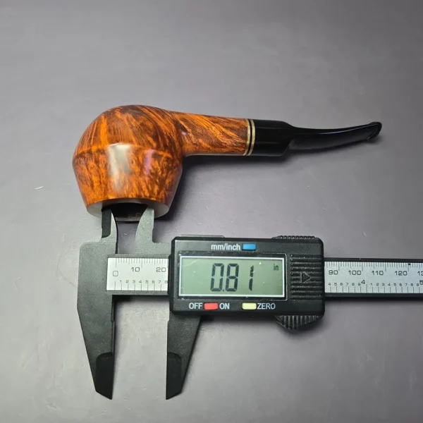 Design Berlin Burberry Smooth Rhodesian Estate Briar Pipe, 9mm, Unsmoked - Image 10