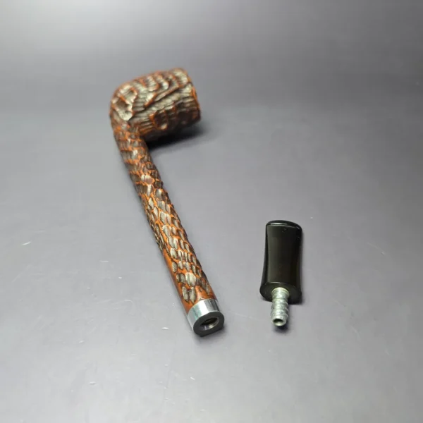 LHS Certified Purex Rusticated XL Canadian Estate Briar Pipe, American Estates - Image 10