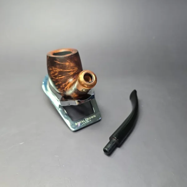 4th Generation Klassisk 401 Smooth Bent Billiard Estate Briar Pipe, Unsmoked - Image 10